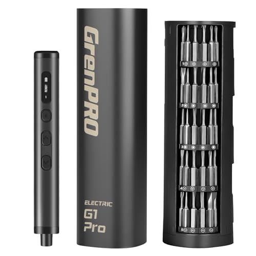 GRENPRO 78-in-1 Precision Electric Screwdriver Set, 3.7V Mini Cordless Screwdriver Kit with LED...