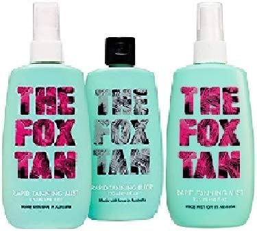 (3 PACK) The Fox Tan Rapid Tanning Mist 2 x 120ml & The Fox Tan Rapid Tanning Elixir x 120ml