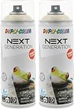 DUPLI-COLOR 479847 Next hellelfenbein glänzend 400 ml, RAL 1015 (Packung mit 2)