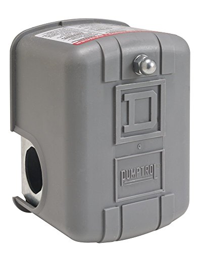 Telemecanique Sensors 9013FYG2J25P Air-Pump Pressure Switch, NEMA 1, 60-80 psi Pressure Setting, 20-65 psi Cut-Out, 15-30 psi Adjustable Differential, Pulsation Plug