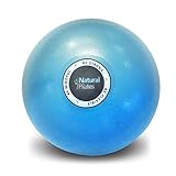 Natural Pilates 10' Mini Exercise Ball - Stabilizes Core, Improves Posture, Target Inner Thighs and...