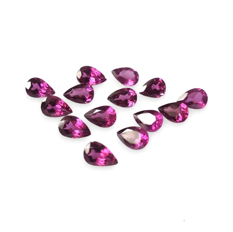 Rhodolite grenat poire et rond pour créer vos bagues artisanales