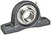 Hub City PB250URX1-3/8 Pillow Block Mounted Bearing, Normal Duty, Low Shaft Height, Relube, Setscrew Locking Collar, Narrow Inner Race, Cast Iron Housing, 1-3/8" Bore, 1.87" Length Through Bore, 1.811" Base To Height