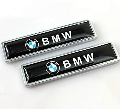 Ycsm 2 Pcs Metal Decorative Logo Badge Sticker Side Fender Badge Sticker Apply for Decorative Stickers