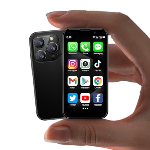 Mini smartphone con pantalla táctil HD de 3,0