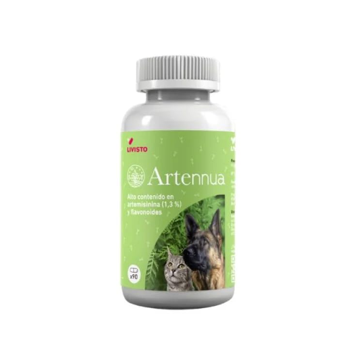Artennua 90 compresse 475 mg, mangime complementare per cani e gatti con artemisinina, per il trattamento di patologie e il sostegno del sistema immunitario