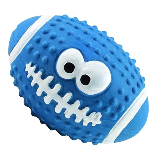 iplusmile ペットボールのおもちゃ 噛む人 わんわん インタラクティブな犬のボール 犬のきしむ音 犬のぬいぐるみ 豚の鳴く犬のおもちゃ ペットのおもちゃ 犬豚のおもちゃ 犬用 乳剤 Blue