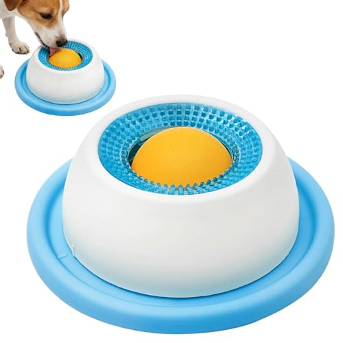 Axinyijia 2026 Nouveau Bol de Léchage Chien avec Ventouse Boule a Lecher Chien Anti Stress