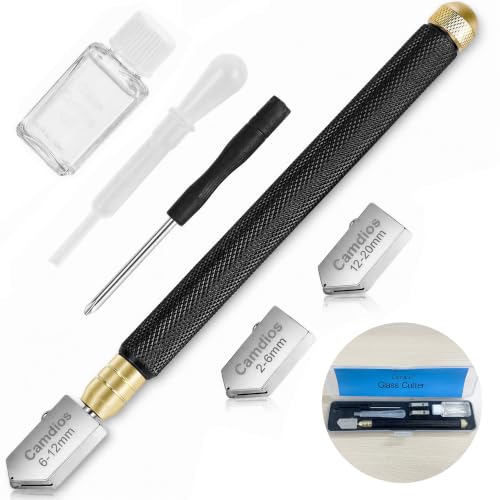 Glass Cutter 2mm-20mm, Glass Cutting Tool with...