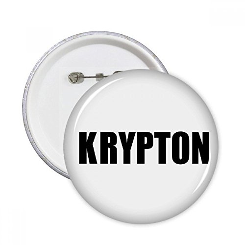 Badge Krypton chimie pour afficher sa passion sur ses vêtements
