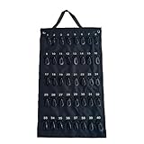 TopHomer Rollable Key Case, 40 Keys Roll Up Key Organizer, Roll Up Key Case Portable Roll Up Key Organizer for Car Sales,Hotel,Real Estate