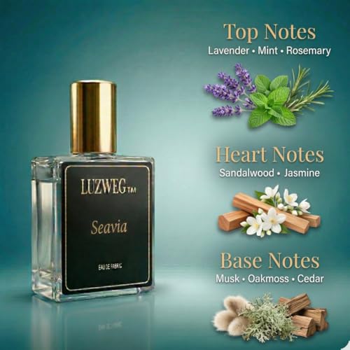 Image of Seavia 30 ml Perfume (Fresh & Aquatic) | Fresh Oceanic Unisex EDP | Long Lasting Light & Refreshing Fragrance | Premium Travel Size Perfume for Men & Women | Gift for Him & Her