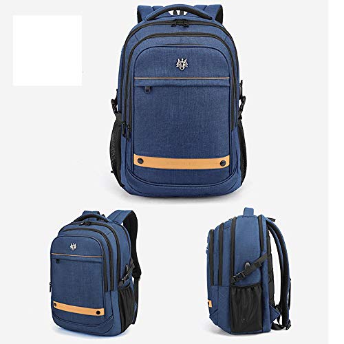 Mochila para viaje y estudiantes ideal para llevar la computadora en azul 2