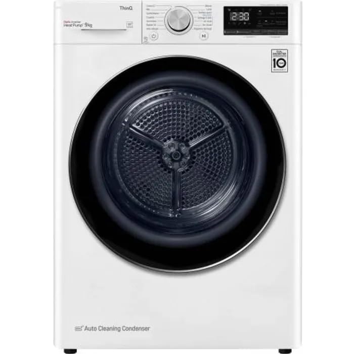 Sèche-linge Pompe À Chaleur 60cm 9 Kg - RH9V50WH