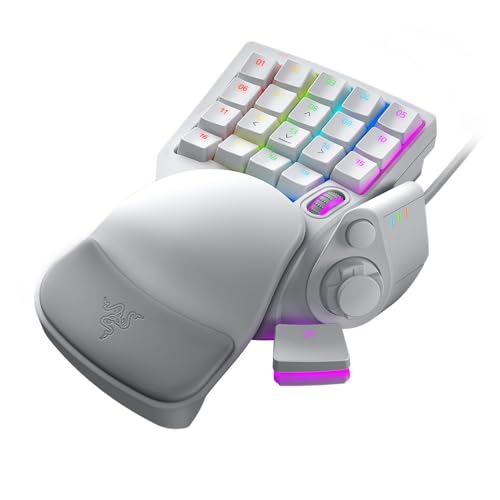 Razer Tartarus Pro - Tastiera dell'Interruttore Ottico Analogico modalità di fuoco rapido (32 Tasti Programmabili, 8 Profili, Lunghezza Macro Illimitata e Memorizzazione del Profilo) Mercury - Immagine 1