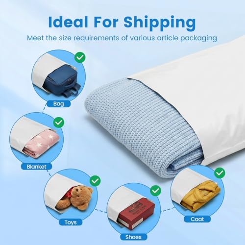 Image of Metronic Poly Mailers 19x24 Inch 250 Pack Bulk Shipping Bags for Business