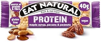 Eat Natural Protein Maple Syrup, Pecans & Peanuts Fruit & Nut Bars 3 x 40g