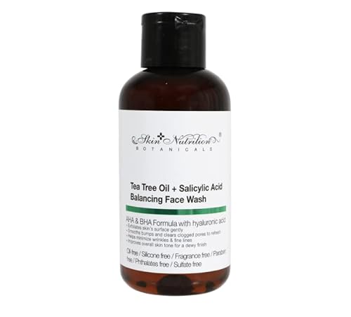 Skin Nutrition Botanicals Tea Tree Oil & Salicylic Acid Balancing Face Wash, 1 Oz. #TOP1