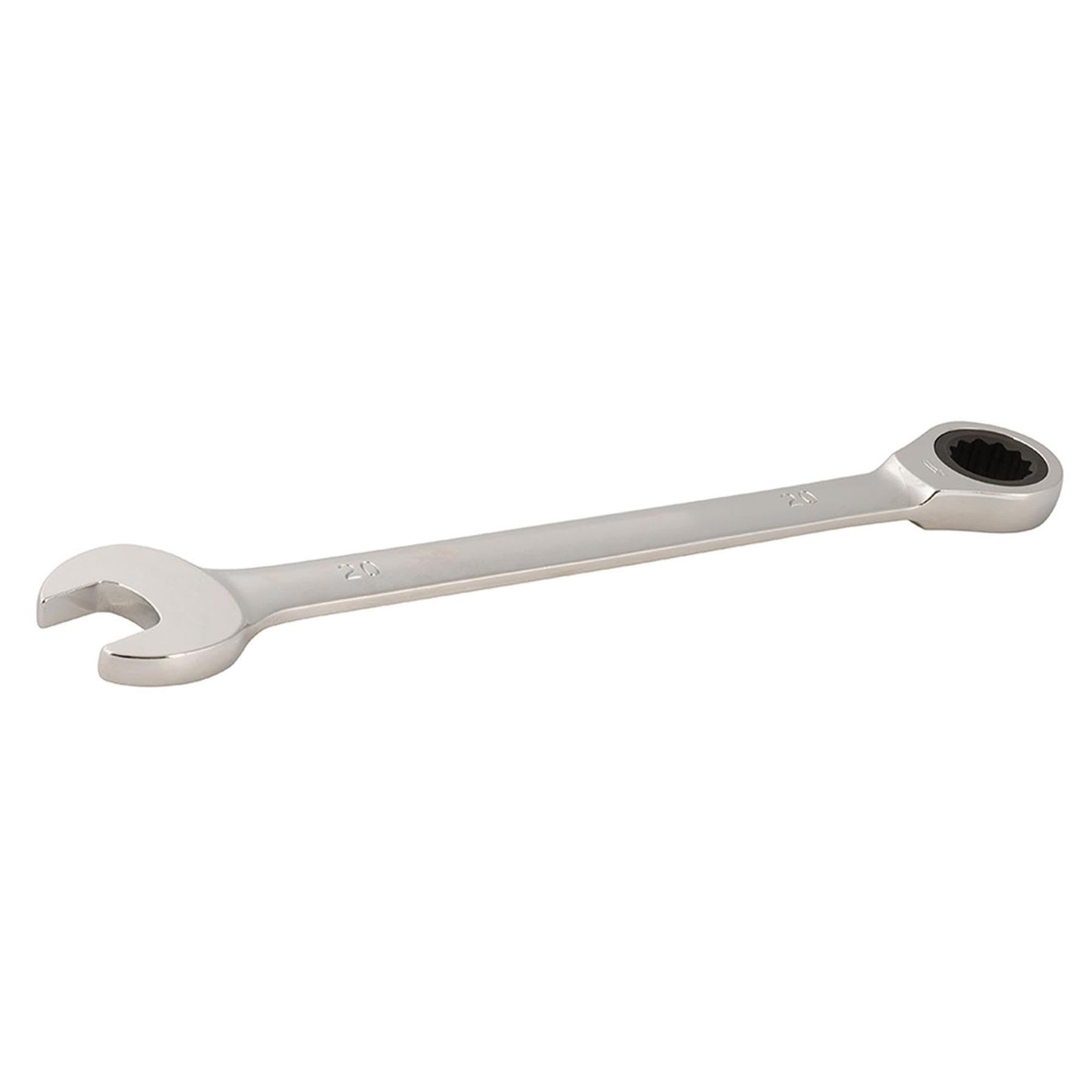 Dapetz® Fixed Head Ratchet Spanner 20mm Professional Chrome Vanadium Steel Forged Combination Wrench Combination Spanner