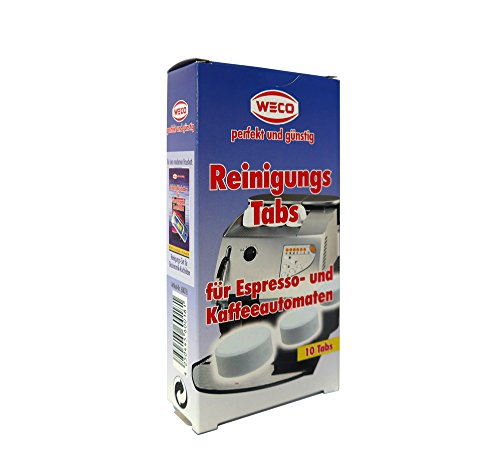 Preisvergleich Produktbild WECO Kaffeemaschinen Reiniger Tabs 10x2g / ReinigungsTabs / Kaffeemaschinenreinigungstabs