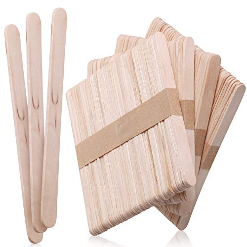 Mr. Pen- Popsicle Stick, Craft Sticks, 4.5 Inch, 200 Pack, Wax Sticks, Popsicle Stick Crafts for Kids, Wood Sticks, Wooden Sticks for Crafts, Sticks for Crafting, Ice Cream Sticks, Wood Craft Sticks