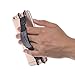 TFY Security Hand Strap with Leather Belt Holder Stand Compatible with iPhone 16 Pro Max / 15 Plus / 14 Pro / 13/12 / Xs/XR/SE/Galaxy S24 / S23 / A 55 / Mate 60/50 Pro and More