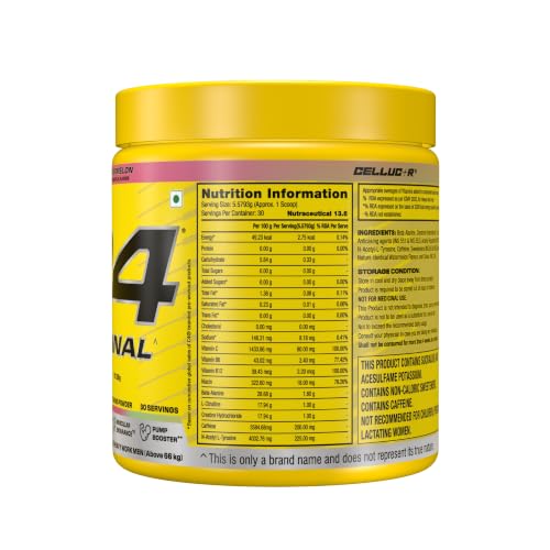 Image of C4 Original Pre Workout Powder (Watermelon), 200mg Caffeine Anhydrous with CarnoSyn Beta-Alanine, L Citrulline, & Creatine HCL, Preworkout Powder for Men & Women, 30 Servings,167gm