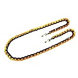 【創業明治七年べっ甲の菊池セール中】 本べっ甲二色ネックレス（６４cm）No９８【特別割引品】