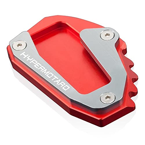 Plaque béquille moto CNC pour Ducati Hypermotard accessoire alu