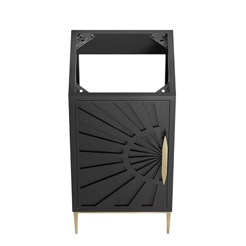 Modway Black 18" Bathroom Vanity Cabinet Sink Basin Not Included #TOP2