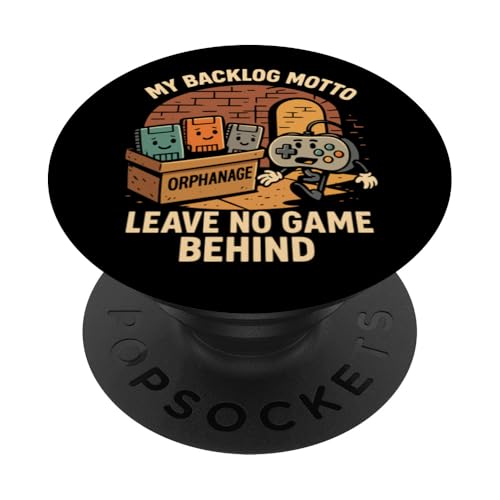 Divertido Gamer Backlog Humor Videojuego Juego de Palabras Retro