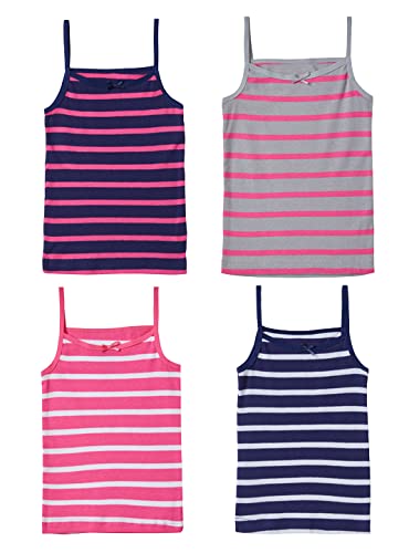 Sportoli Girls Ultra Soft 100% Cotton Tank Top Tagless Cami Undershirts (4 Pack)2