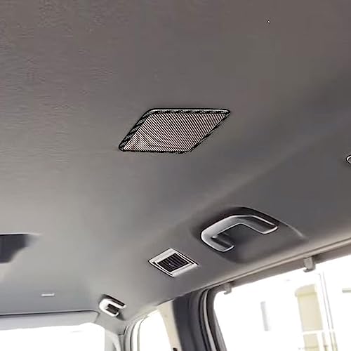 TUBAIZAI 新型トヨタヴォクシー90系 に適合 For VOXY 天井 スピーカーカバー トリム スピーカーリング インテリア アクセサリー 内装パーツ ドレスアップ 傷防止 ABS製2pcsセット(カーボン調)