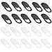 Produktbild Osuter Webcam Cover,20PCS Mini Webcam Abdeckung Slider Kamera Abdeckung Thin für Macboook PRO iPad iPhone Smartphone Tablet Zubehör(schwarz/weiß)