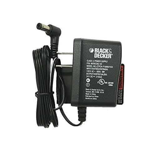 Black and Decker GCO1800 / GC1200 OEM Replacement Charging Adaptor # 9059236202