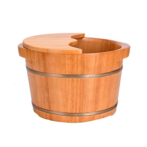Barril de madera para spa de pies Katzowen 36x24cm