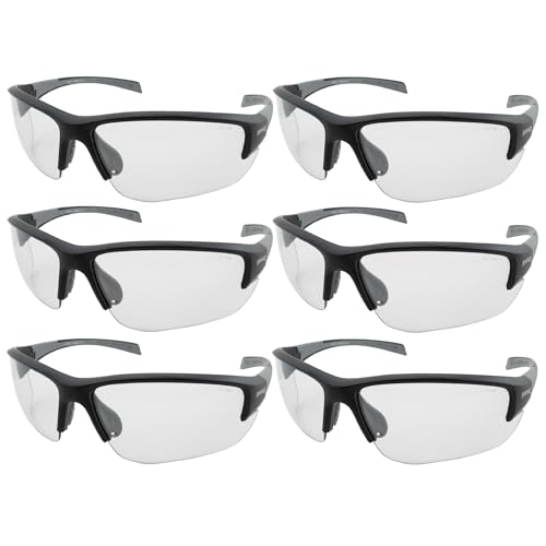 Global Vision Hercules-7 24-Hour Auto-Darkening Transitional Safety Glasses Sunglasses Clear to Smoke Photochromic Lens