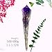 1Pc Natural Amethyst Scepter Raw Stone, 500-900g Amethyst Scepter, Amethyst Cluster Scepter Quartz Crystal Wand, Crafts Home Decoration (500-600g)