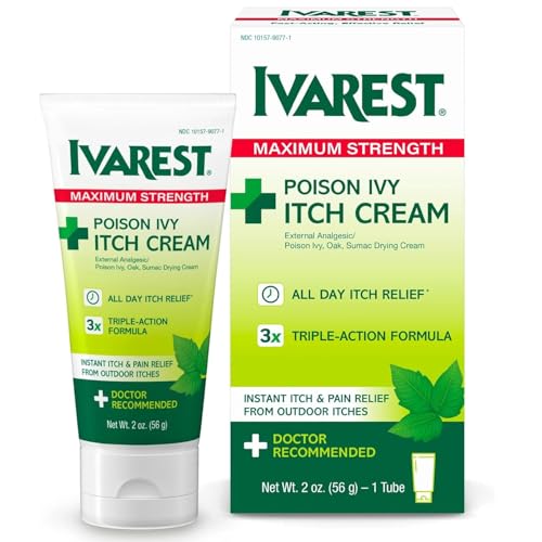 Ivarest 8 Hour Maximum Strength Anti - Itch Cream - 2 Oz/Pack 2 Pack by Ivarest