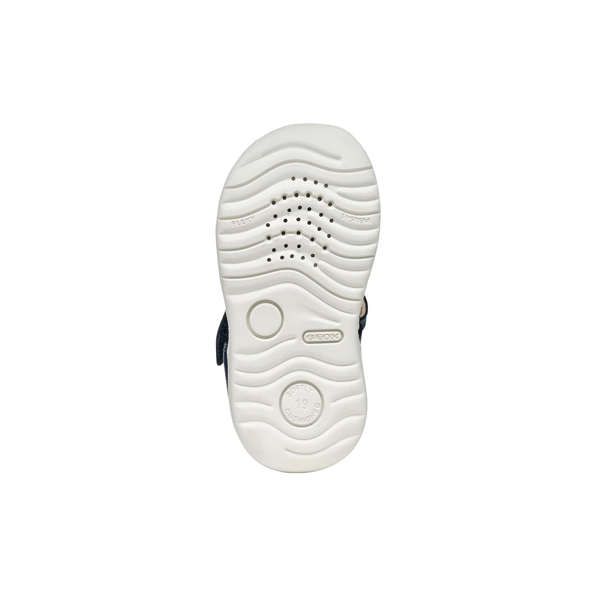 Geox B Sandal MACCHIA Boy, Sandały dziecięce-dziecięce, Avio/White, 22 EU, Kolor biały, 22 EU