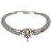 Produktbild Alpenflüstern Trachten-Perlen-Kropfkette Ophelia Trachtenkette, eleganter Damen-Trachtenschmuck, Dirndlkette grau DHK260
