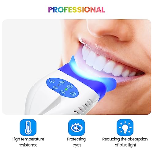 Image of Vertical Teeth Whitening Light, 36W Dental Mobile 10 LED Cold Light Lamp for Teeth Whitening, Adopting Blue Light to Enhance Deep Whitening of Whitening Agent
