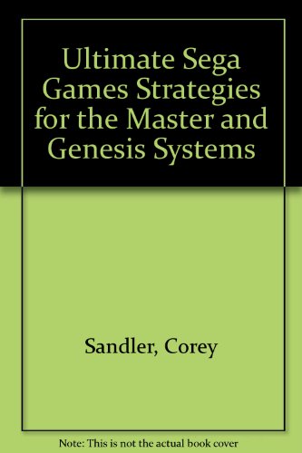 livre Ultimate Sega Games Strategies for the Master and Genesis Systems