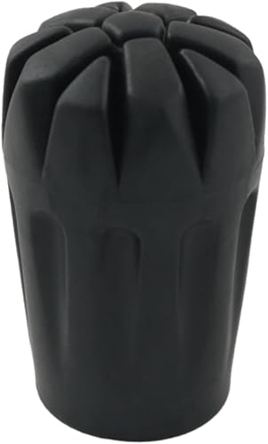 Miniatura 6 de Accesorios para bastón de senderismo al aire libre, funda de goma, punta de batalla, parte inferior redonda, cubierta de pie de herradura,