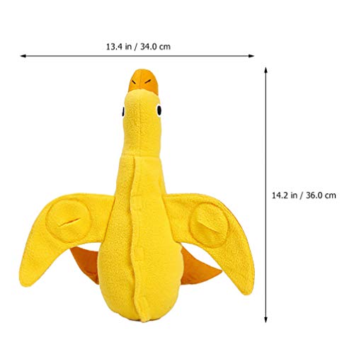 Balacoo Cão Mastigar Brinquedos Interativos Brinquedos Do Cão de Pelúcia Em Forma de Pato Brinquedos