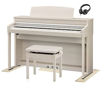 KAWAI 電子ピアノ88鍵 ホワイト 椅子付き SCA401 KAWAI SCA401 PW ピュアホワイト 電子ピアノ 88鍵盤 ブラック