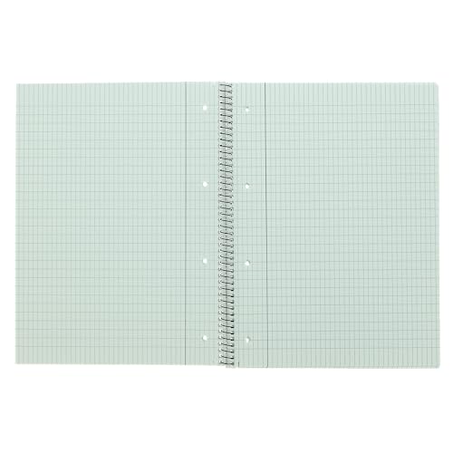 Landre Office 100050245 Notebook A4 80 Pages Quadrille-Ruled with Margin, 70 g/m² Pack of 10 Spiral-Bound Notepad "Office" - Image 3