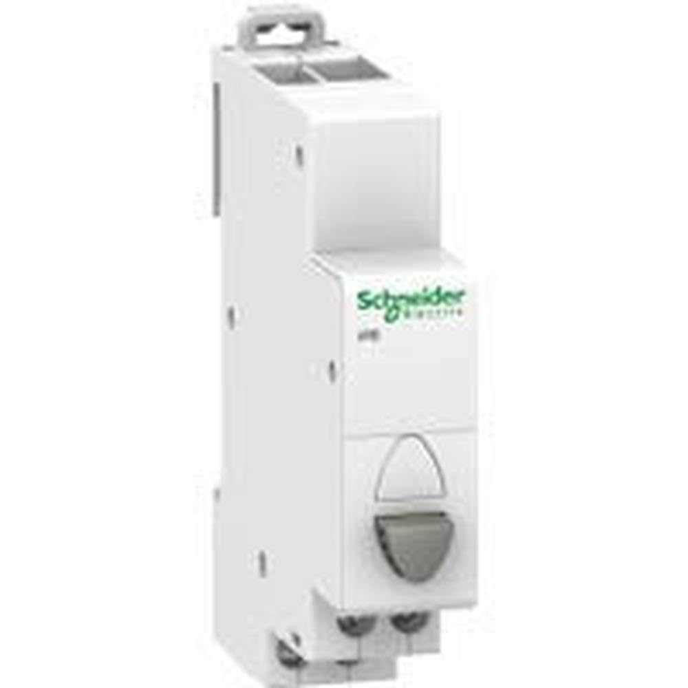 Schneider Electric A9E18033 Pulsadores IPB Simple 1NO-1NC, Gris