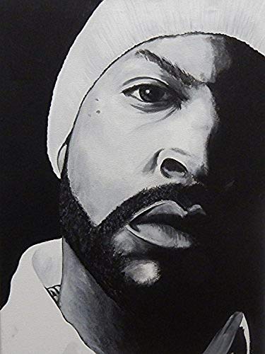 Buyartforless Ice Cube by Ed Capeau 18x12 Art Print Poster Wall Decor Rapper