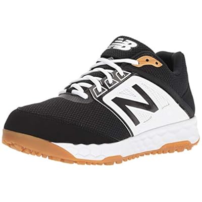 black and orange baseball turf shoes
